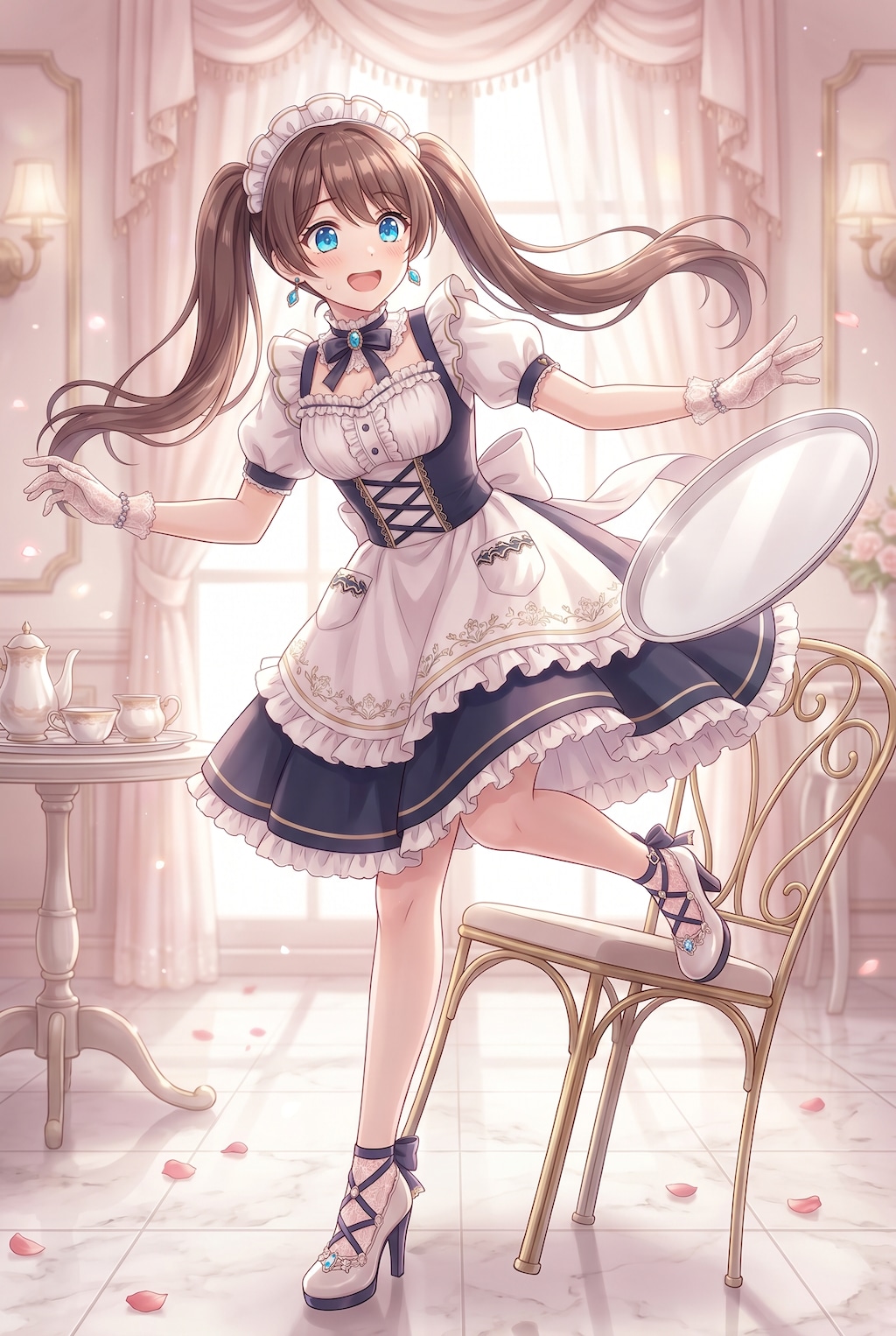蒼眸侍女の静艶