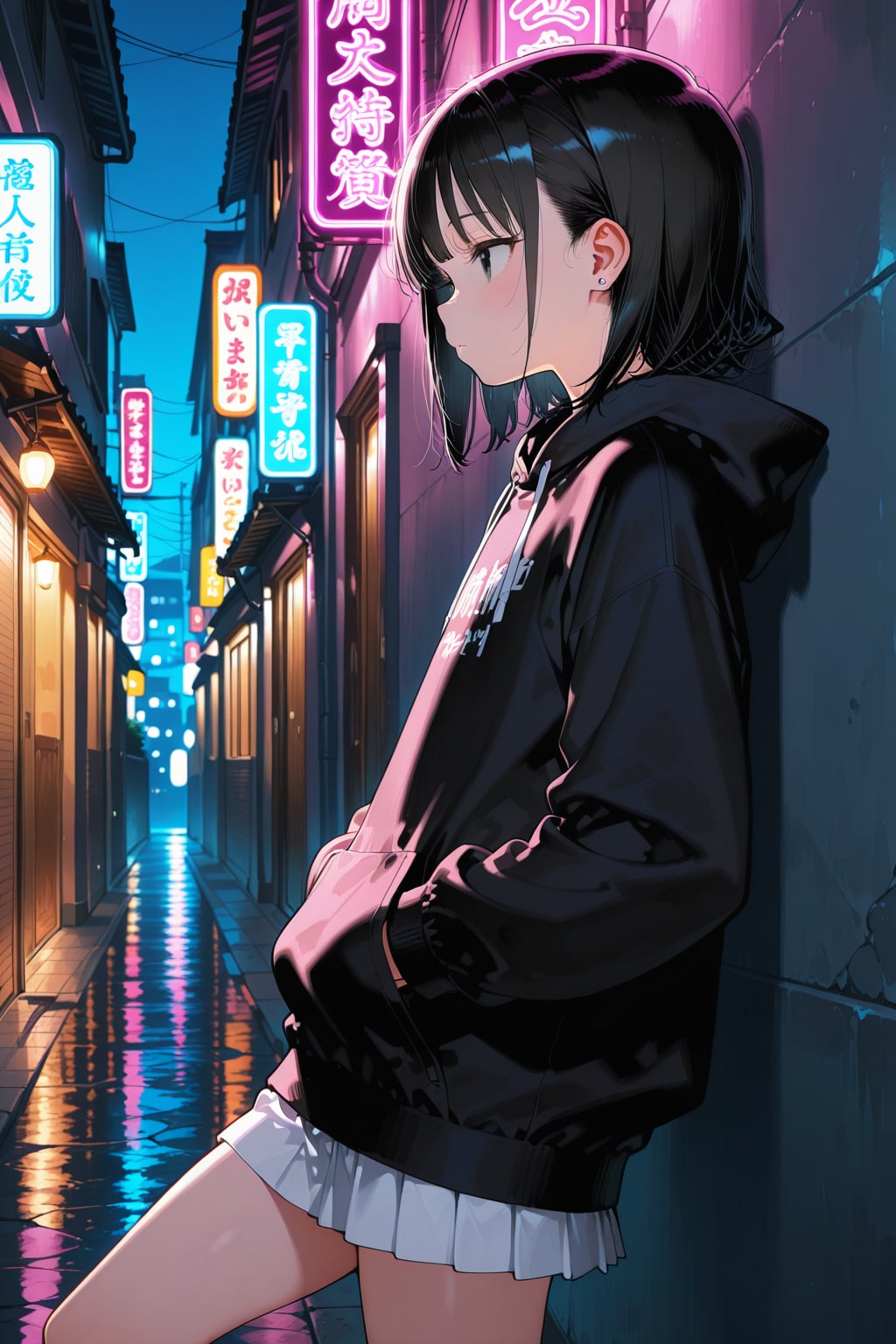 黒髪っ娘 | の人気AIイラスト・グラビア