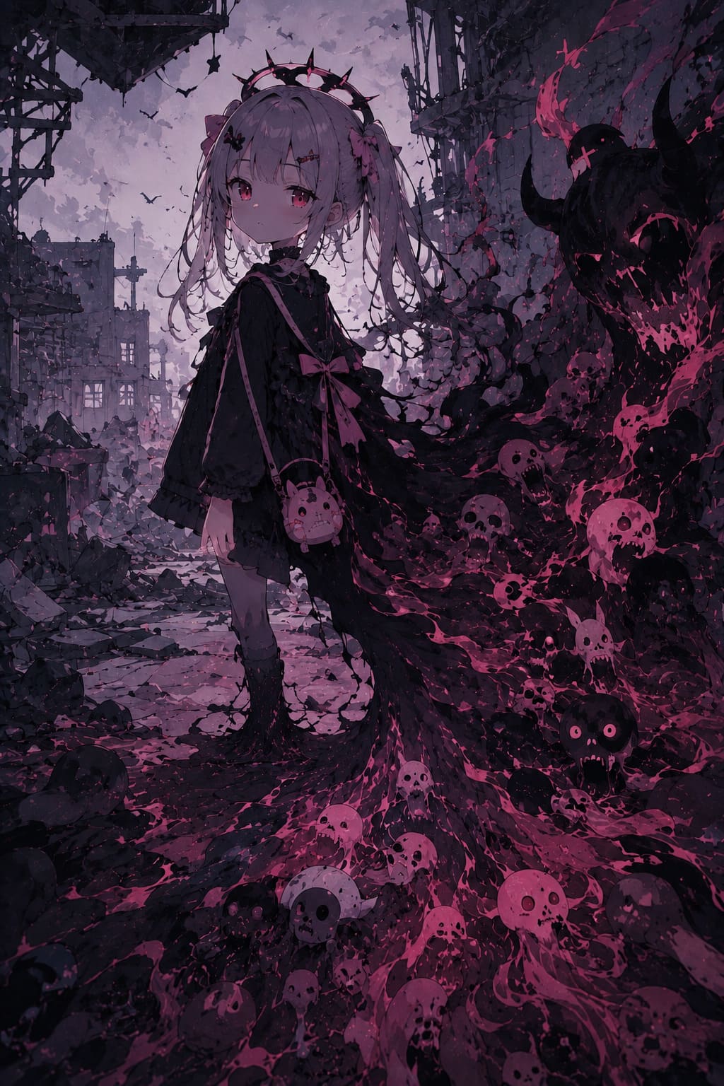 Hell-Infused Girl | の人気AIイラスト・グラビア