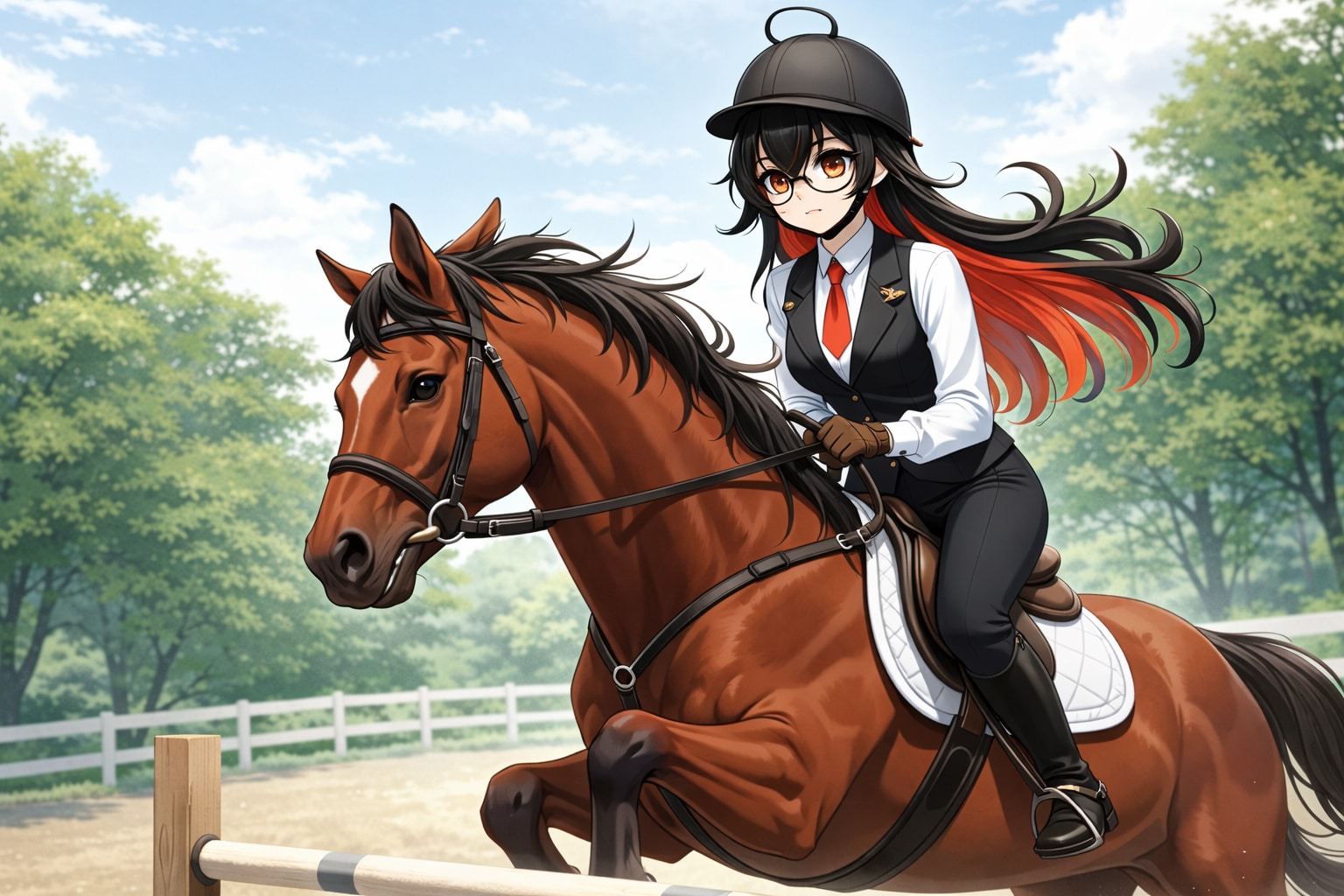 乗馬許可記念日（朱闇さん）