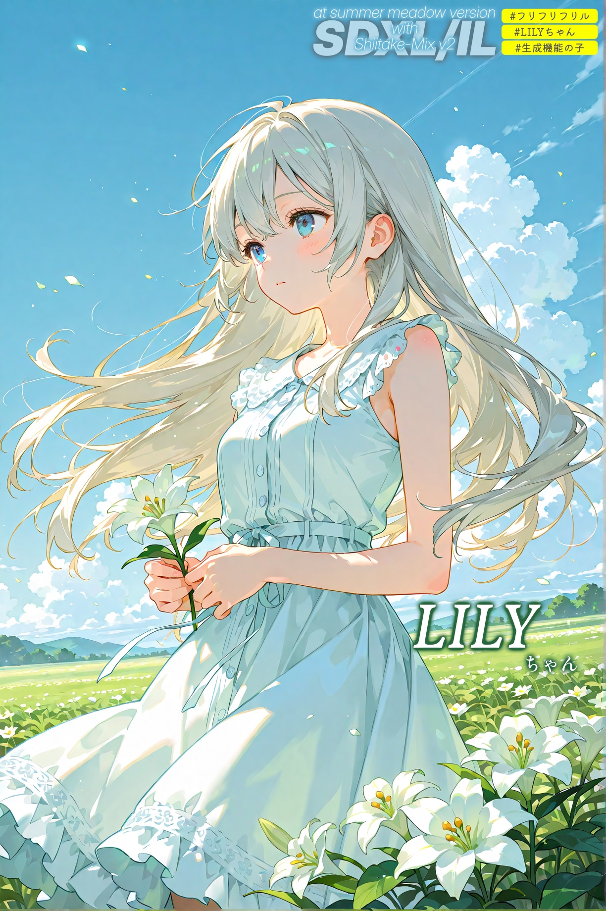 夏の草原のLILYちゃん 【最短記録更新】