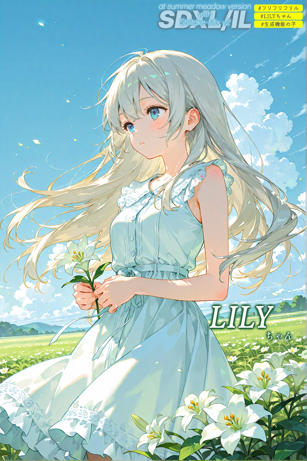 夏の草原のLILYちゃん 【最短記録更新】