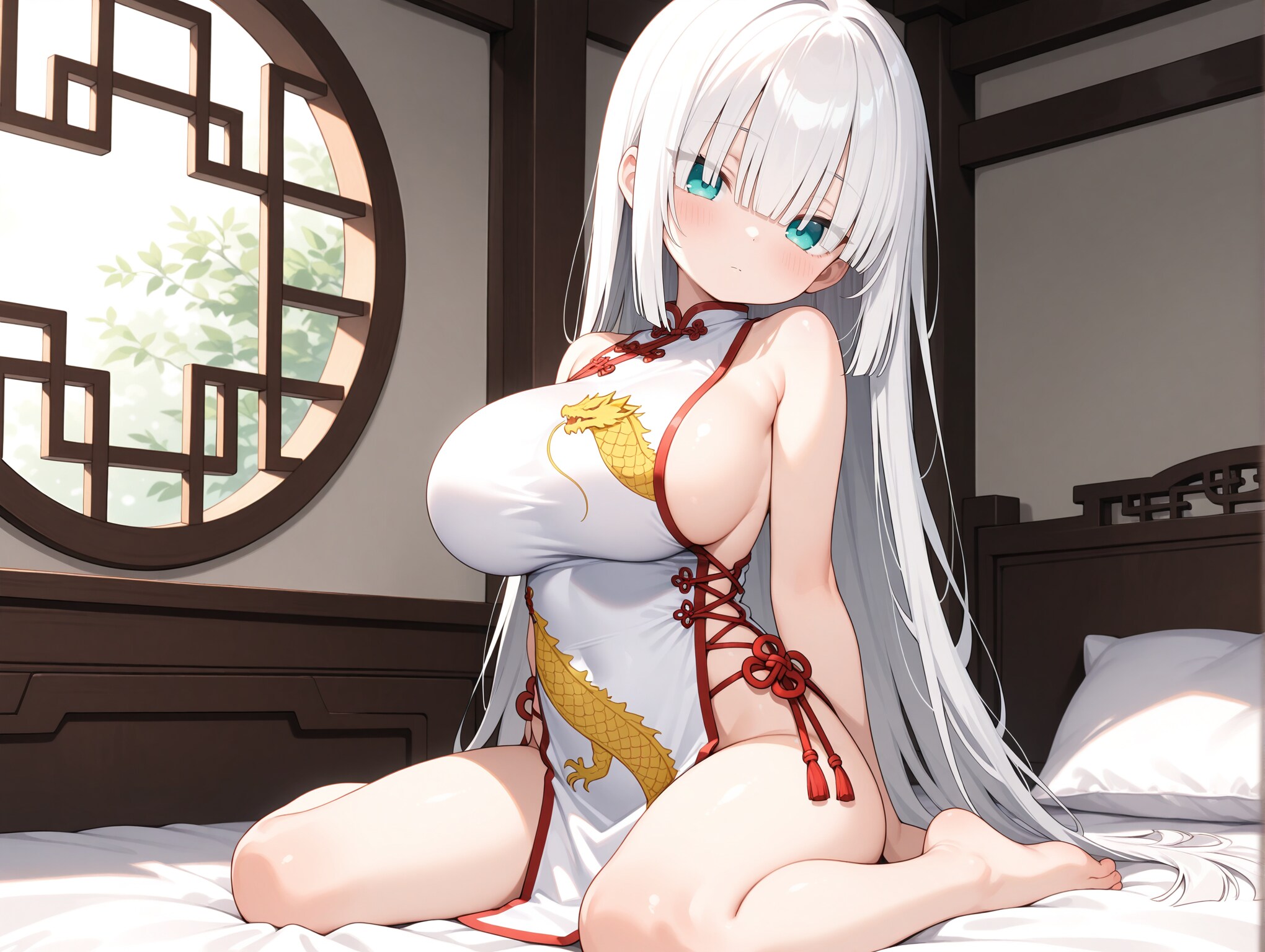 サイドレースアップチャイナ