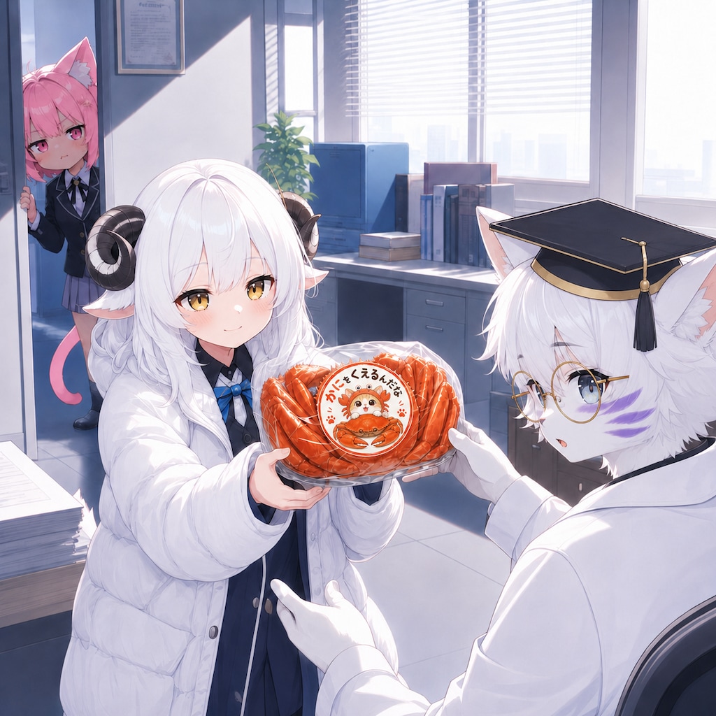 このかにをくえるんだな？