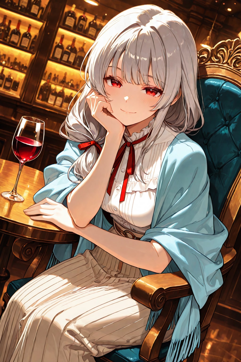 ワインを嗜む同期 | の人気AIイラスト・グラビア