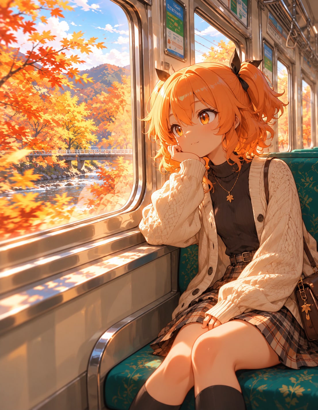 今日はふらりと気ままに電車旅🚃 | の人気AIイラスト・グラビア