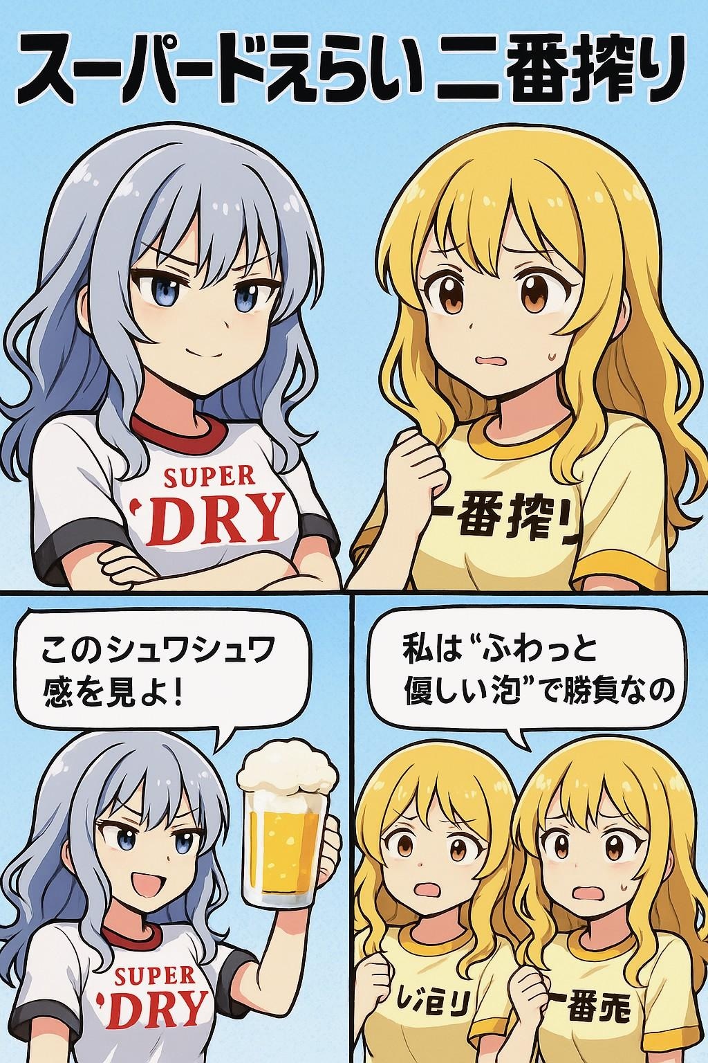 ビール🍺対決その２💥