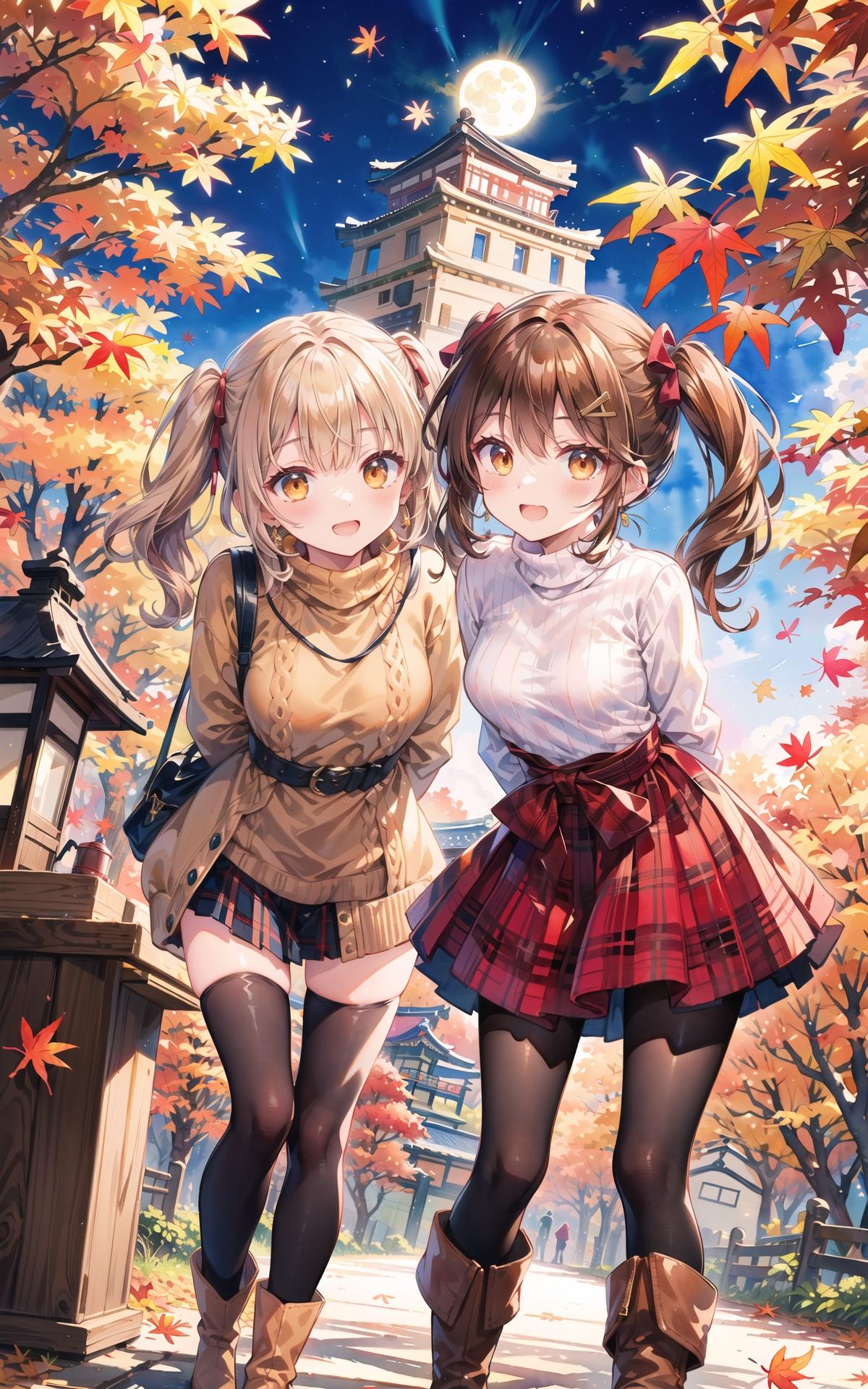 城下町とニーハイと | の人気AIイラスト・グラビア