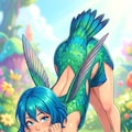 ハチドリ擬人化(ミニドレス) 12枚目