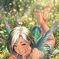 ハチドリ擬人化(ミニドレス) 9枚目