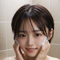 朝のシャワー 5枚目