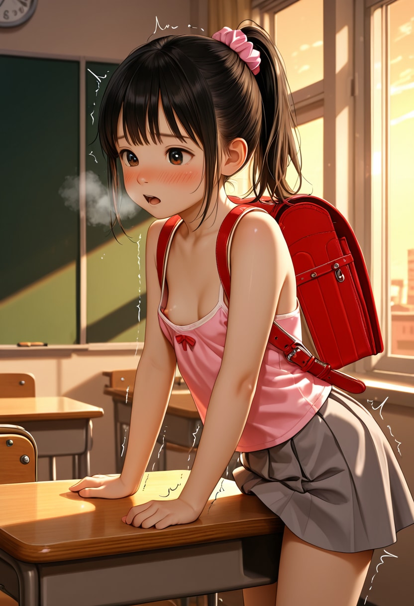 帰る前に何となく・・・オナ
