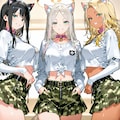 どーだっ！ギャルにイメチェン♡（あ、あれ？固まってる……） 2枚目