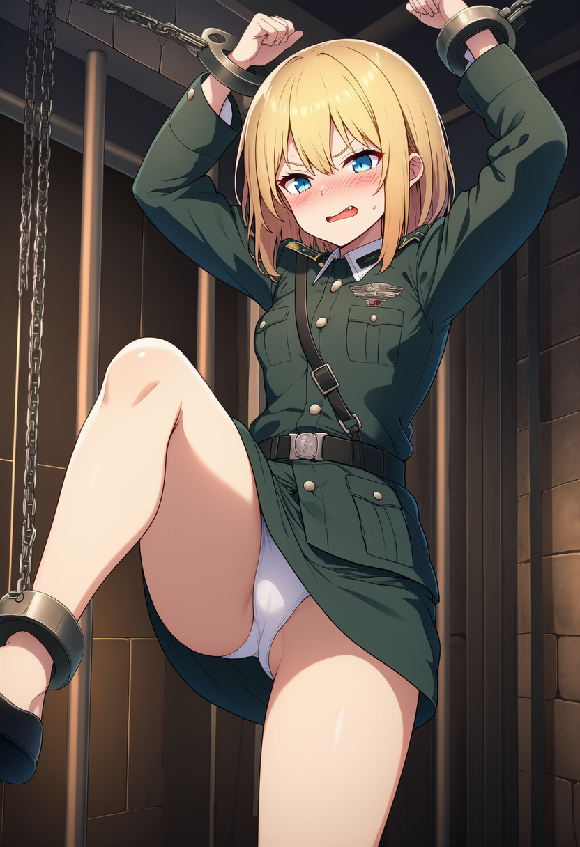 人道を大切にしない国の軍に捕まって色々される少女兵士