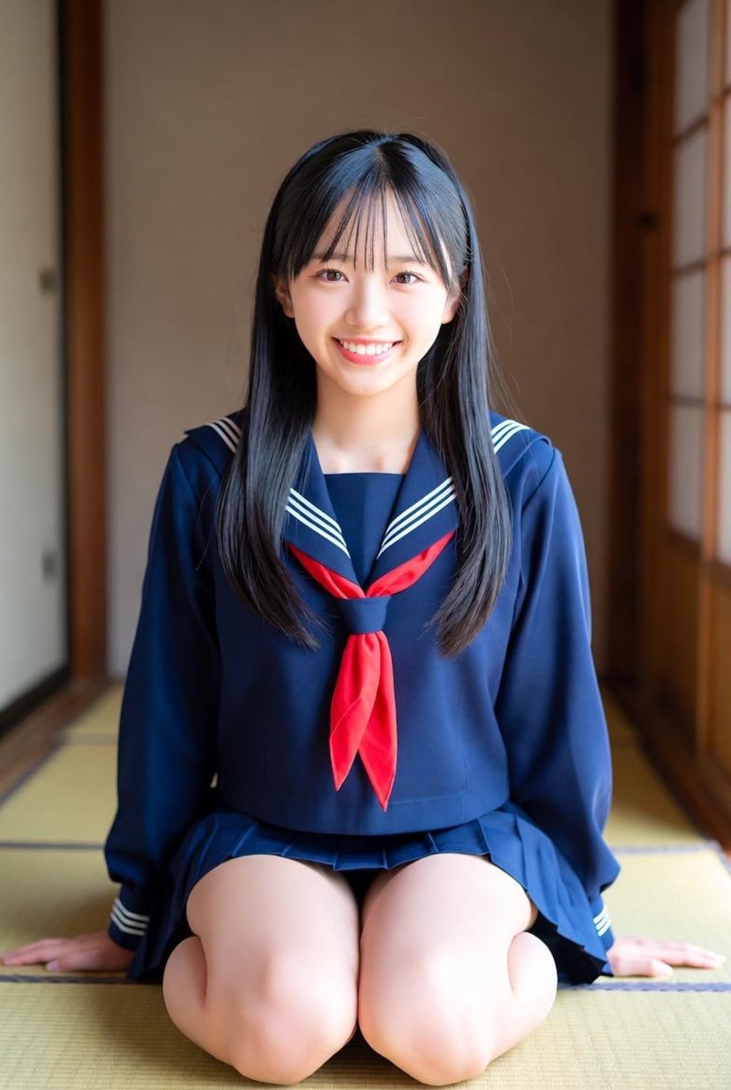 セーラー服と正座