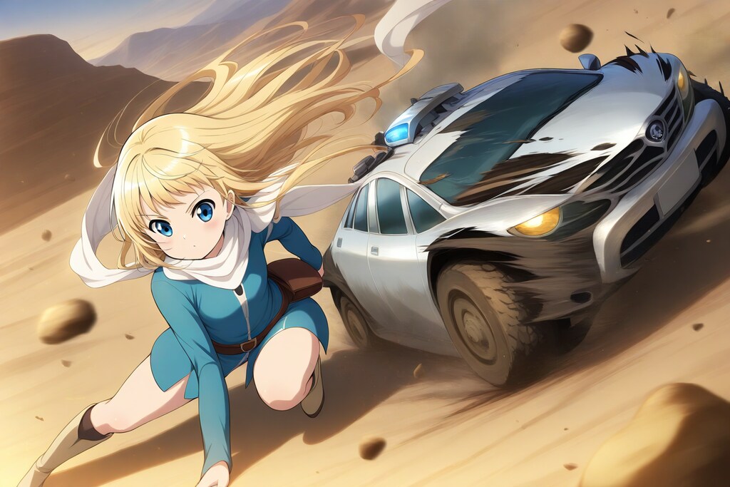 銀の車と放浪者