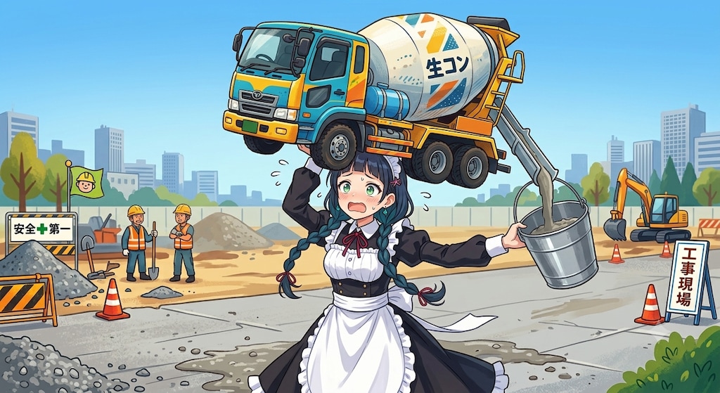 (頭上縛り)137.「こ」→「コンクリートミキサー車」HD,Y、K　（黒猫）