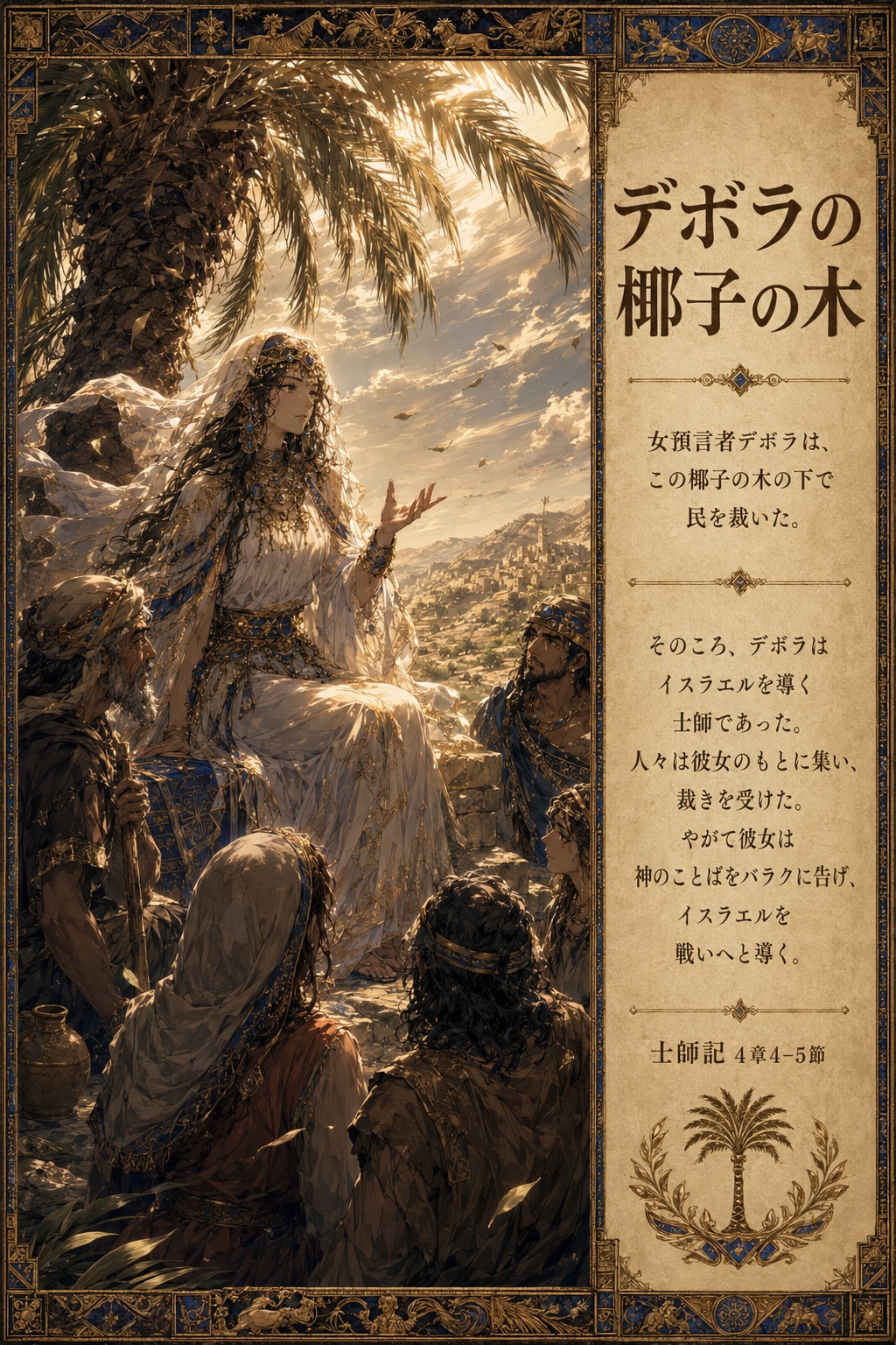 士師記  女性指導者デボラ