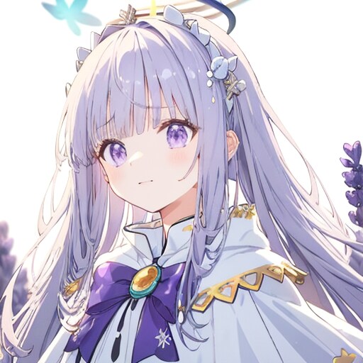 下界を見ている