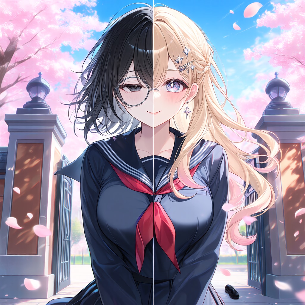 こ、高校デビューです | の人気AIイラスト・グラビア