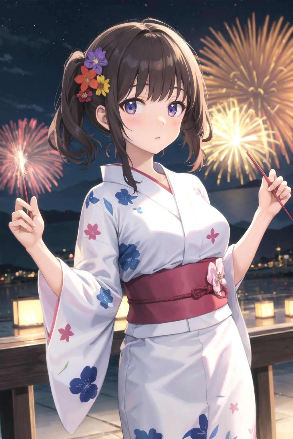 日本語生成：花火