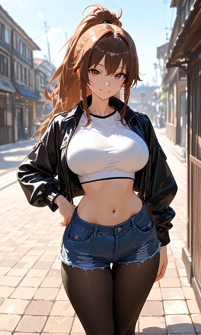 へそ出しスタイル