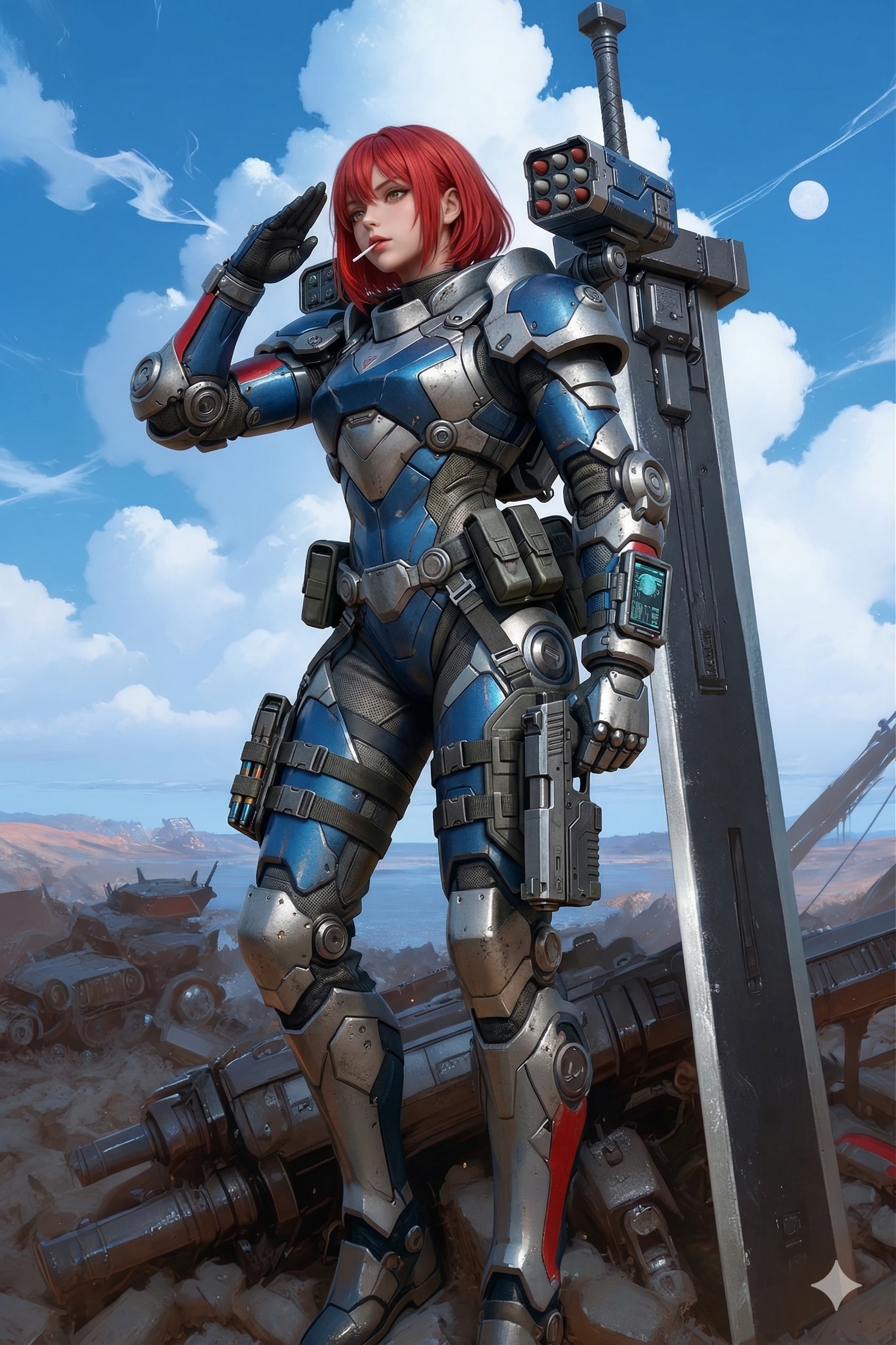 Oh. Thanks for keeping watch! | の人気AIイラスト・グラビア