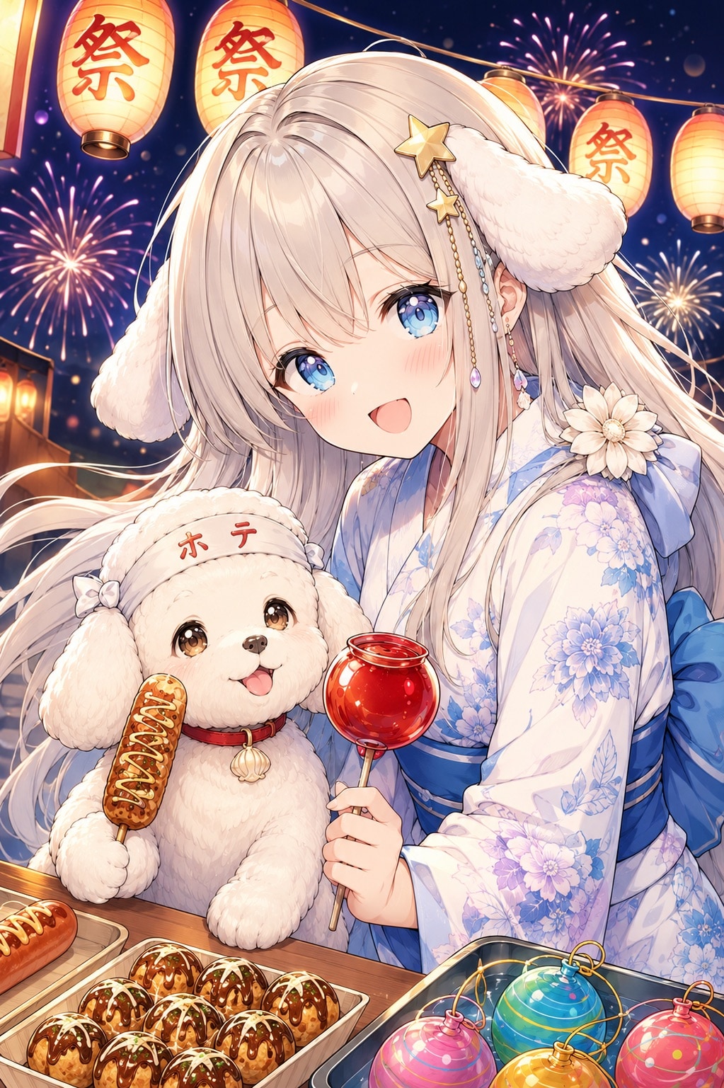 ホテといっしょに、夏祭りいただきます！