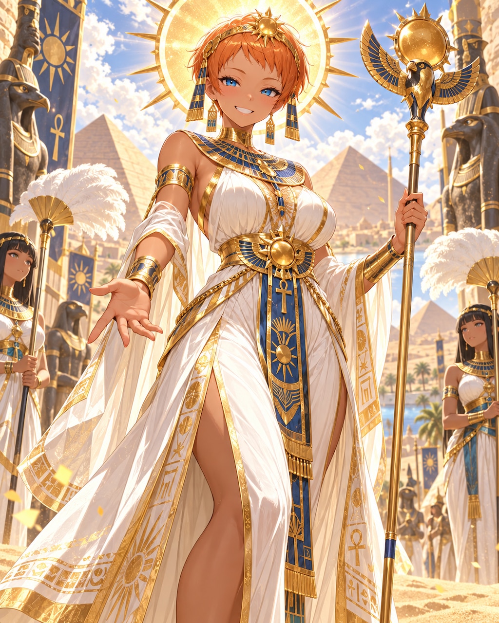 バステト、ラー、アヌビス❤️🧡💕