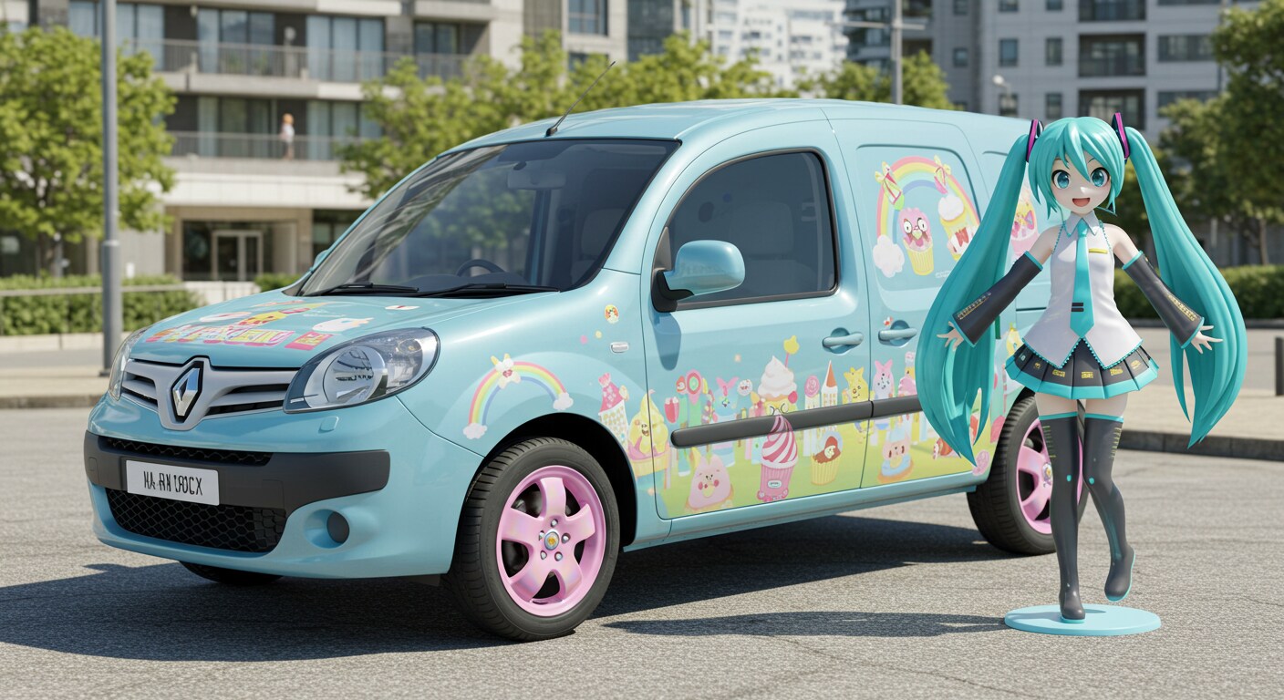 初音ミクとルノーカングー | の人気AIイラスト・グラビア