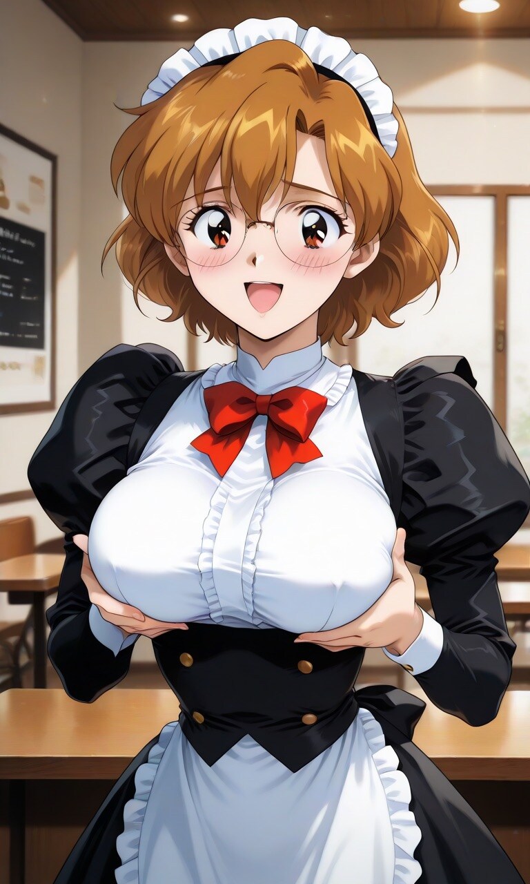 カフェメイドのりおんちゃん