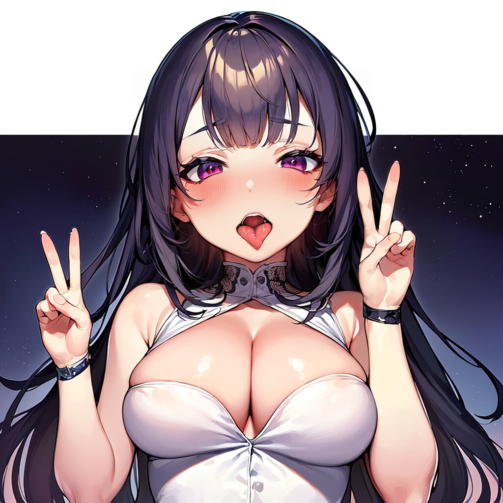 アヘ顔ダブルピース