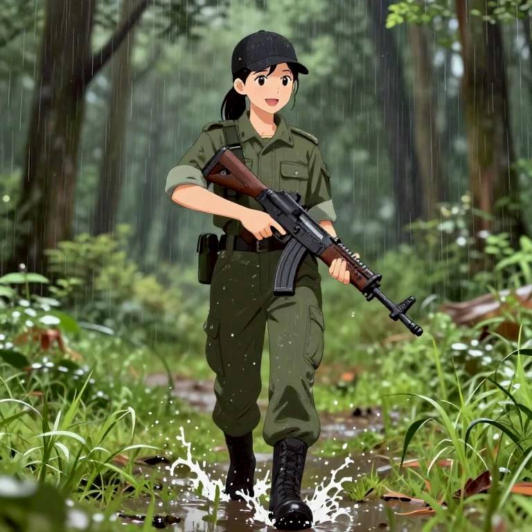 雨が降っています