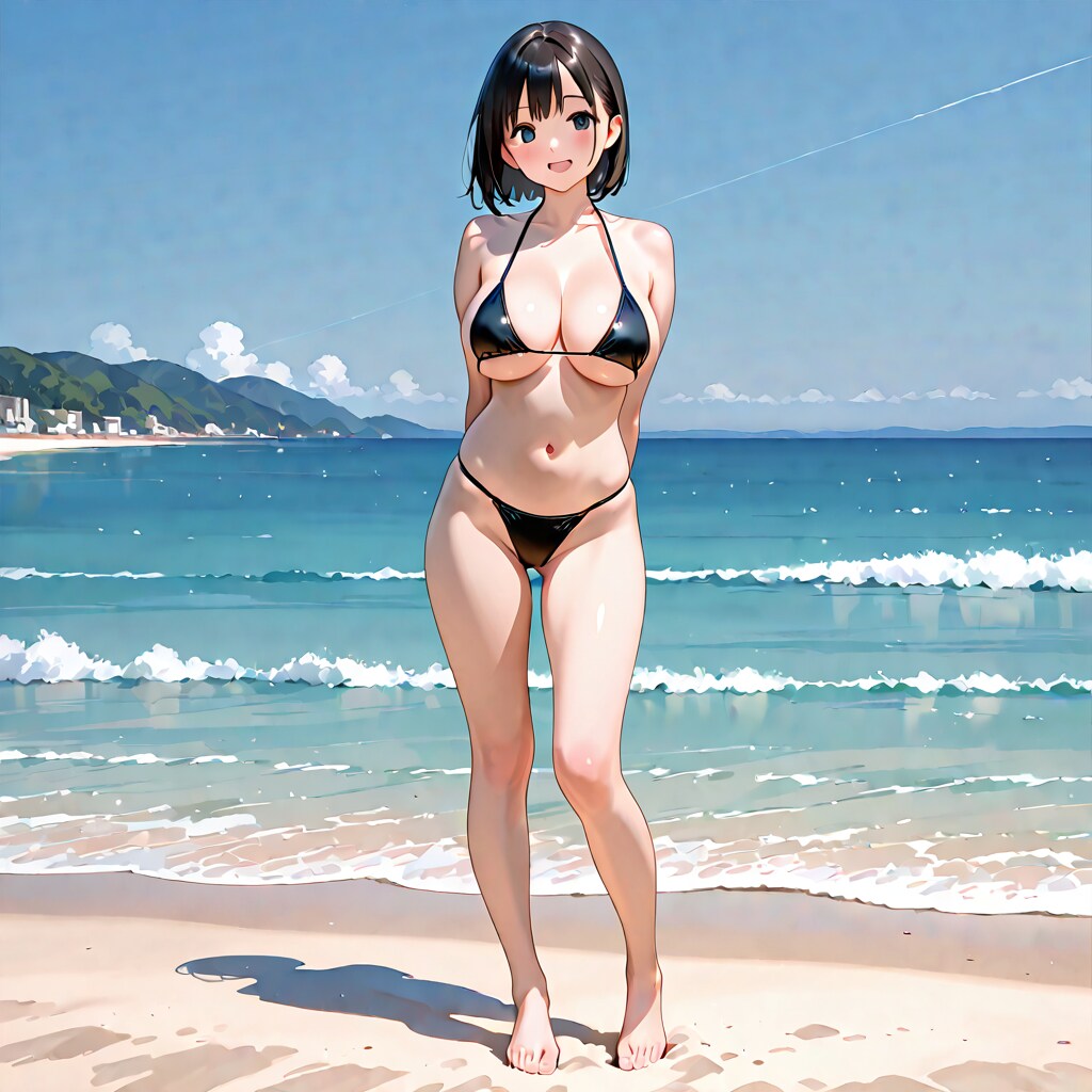 水着新しくしたよ。似合うでしょ？