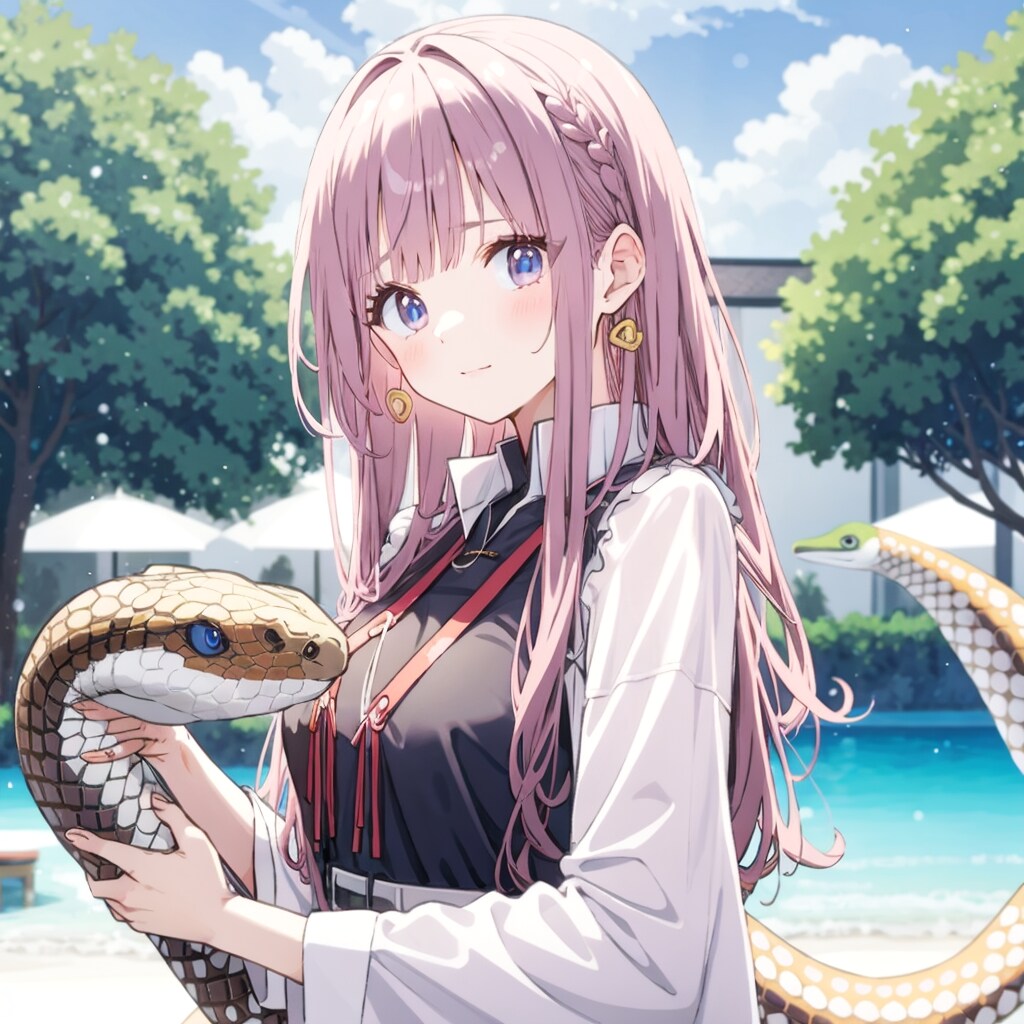 巳(へび)と女の子