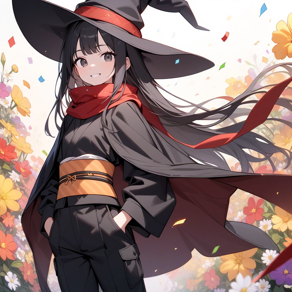 春の花々と魔女 | の人気AIイラスト・グラビア