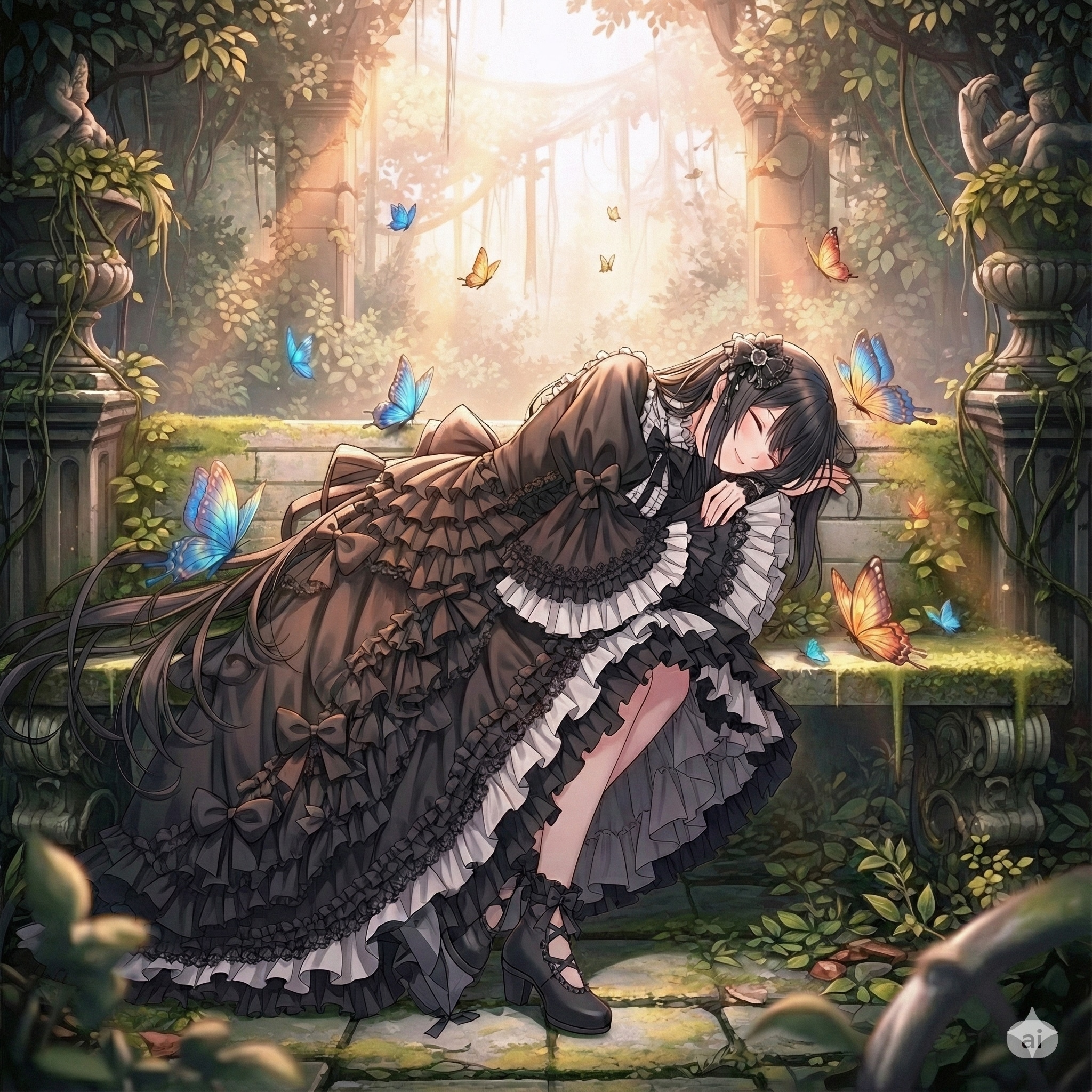 私の今年の漢字3選「黒」「逃」「休」 | の人気AIイラスト・グラビア