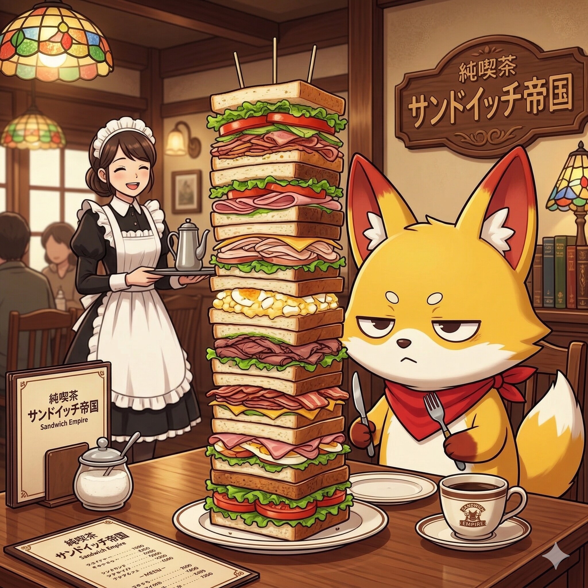 サンドイッチタワー | の人気AIイラスト・グラビア
