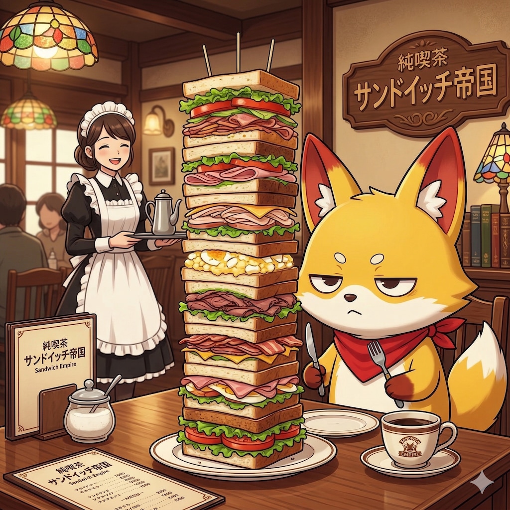 サンドイッチタワー