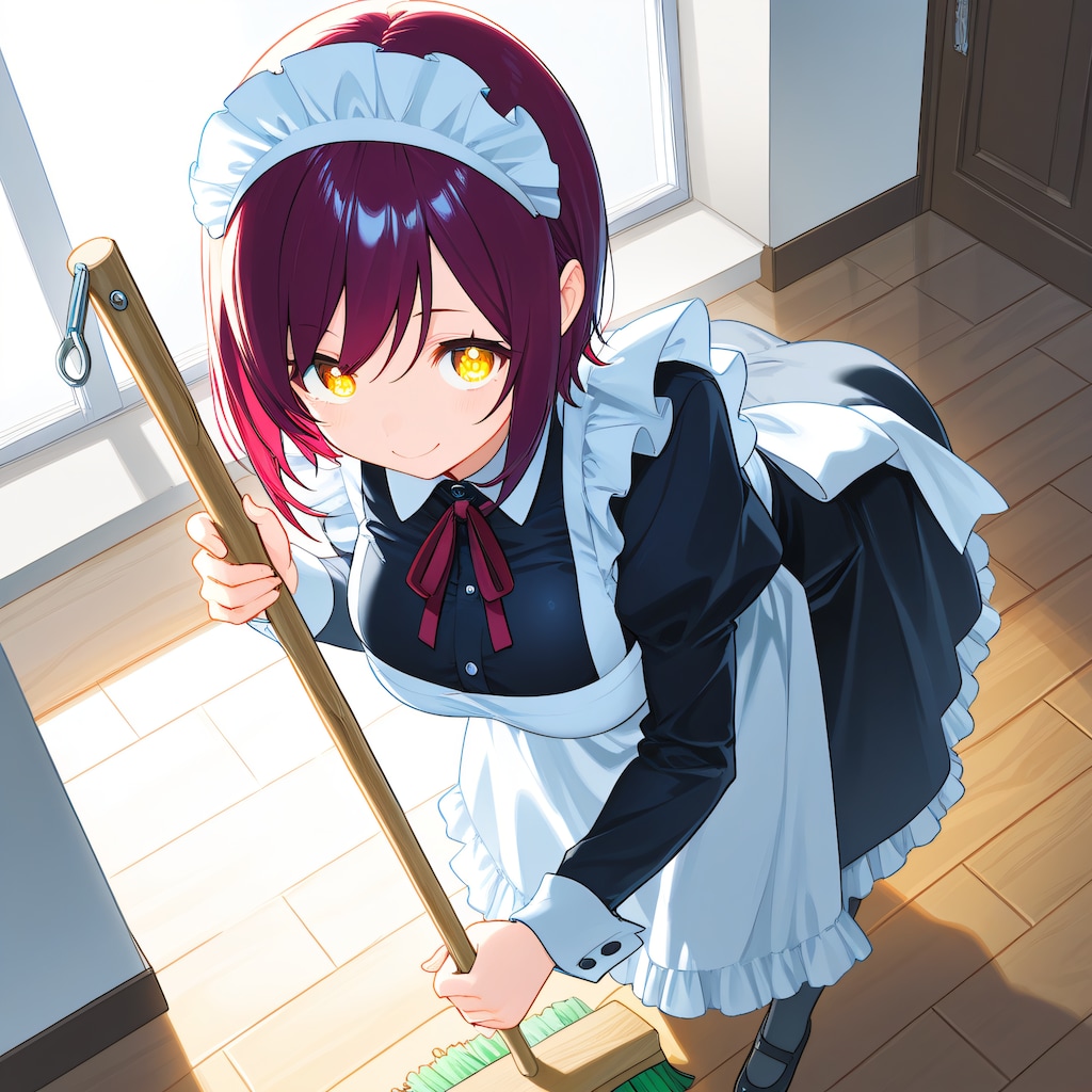 こんにちは（挨拶メイドの芽衣ちゃん）