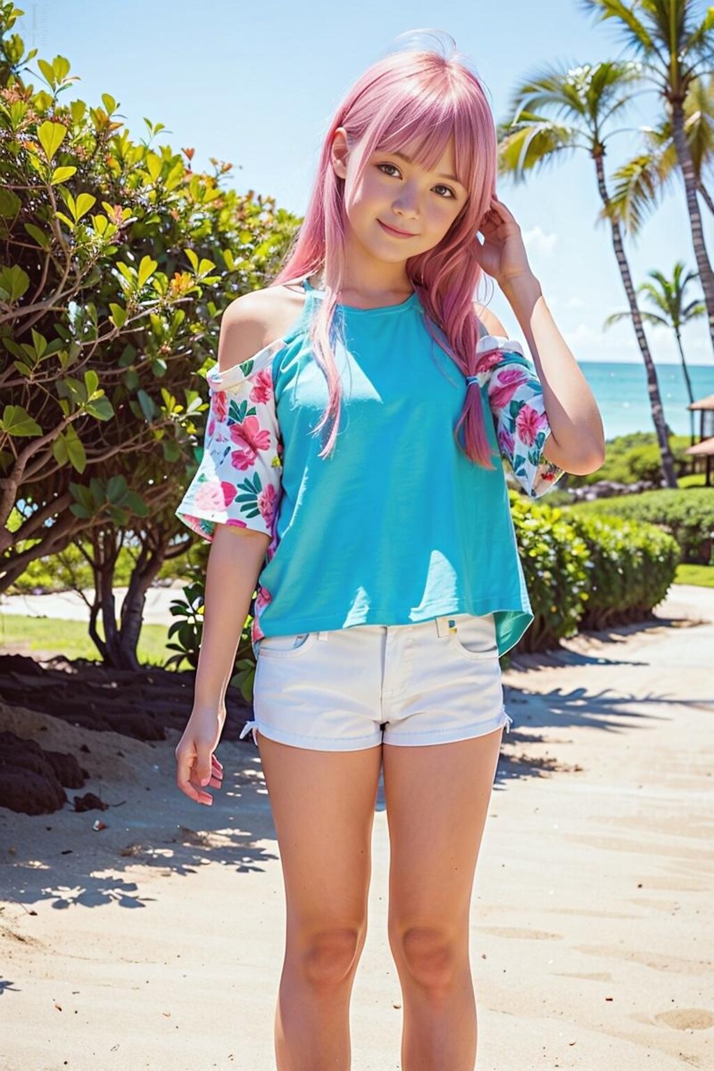 Pink Hair Girl - 20240405