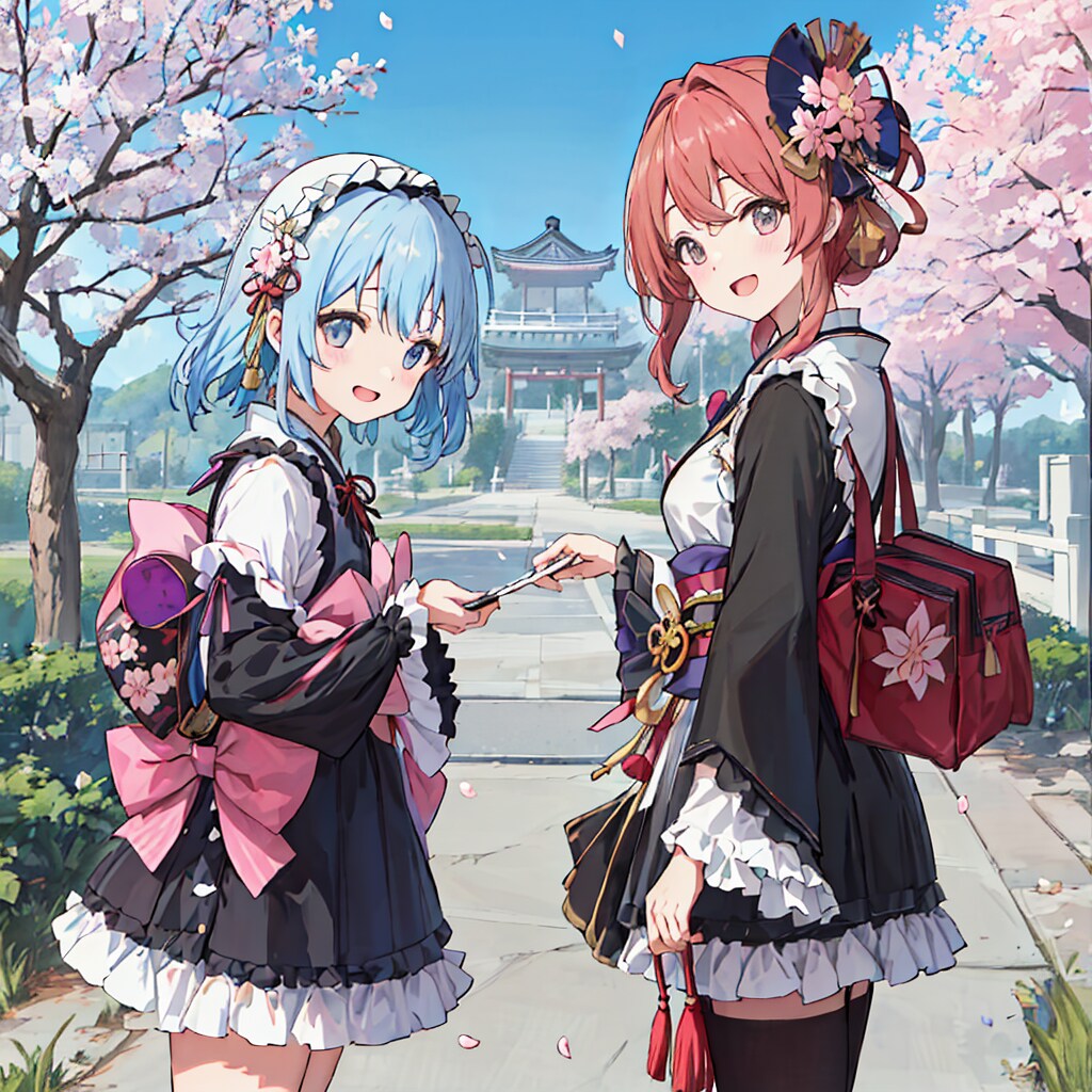 ゴシック着物で入学式