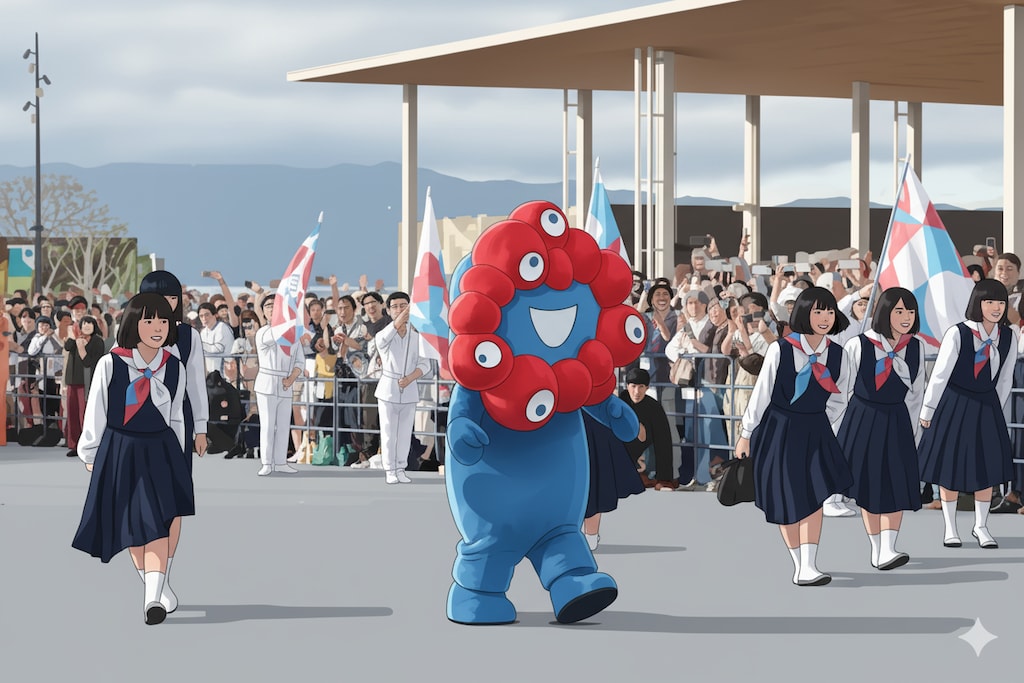 たぶん紅白で見るミャクミャクｗｗ