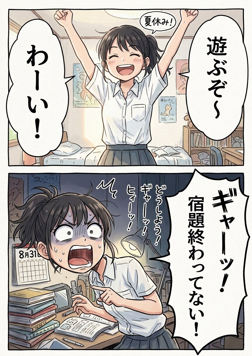 夏休みの…_2026/08/24 | の人気AIイラスト・グラビア