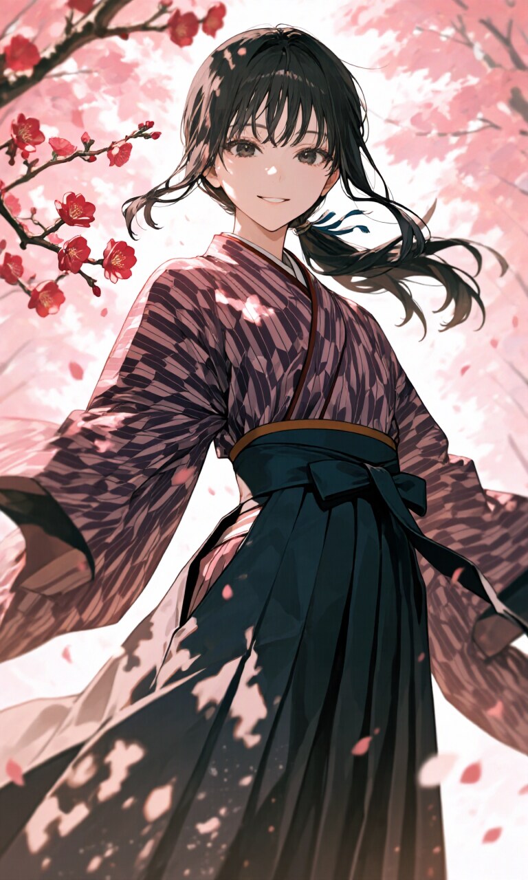 満開の梅