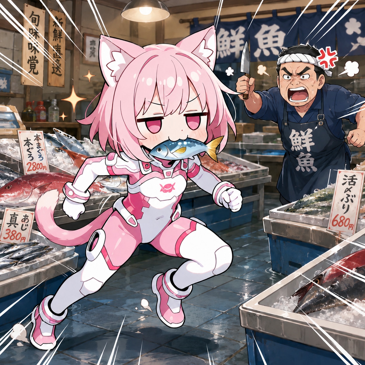 伝説のおさかにゃ戦士！！