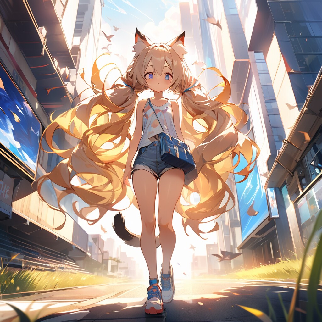 姉に体力に負けた元気猫耳少女旅に出ようと思う | の人気AIイラスト・グラビア