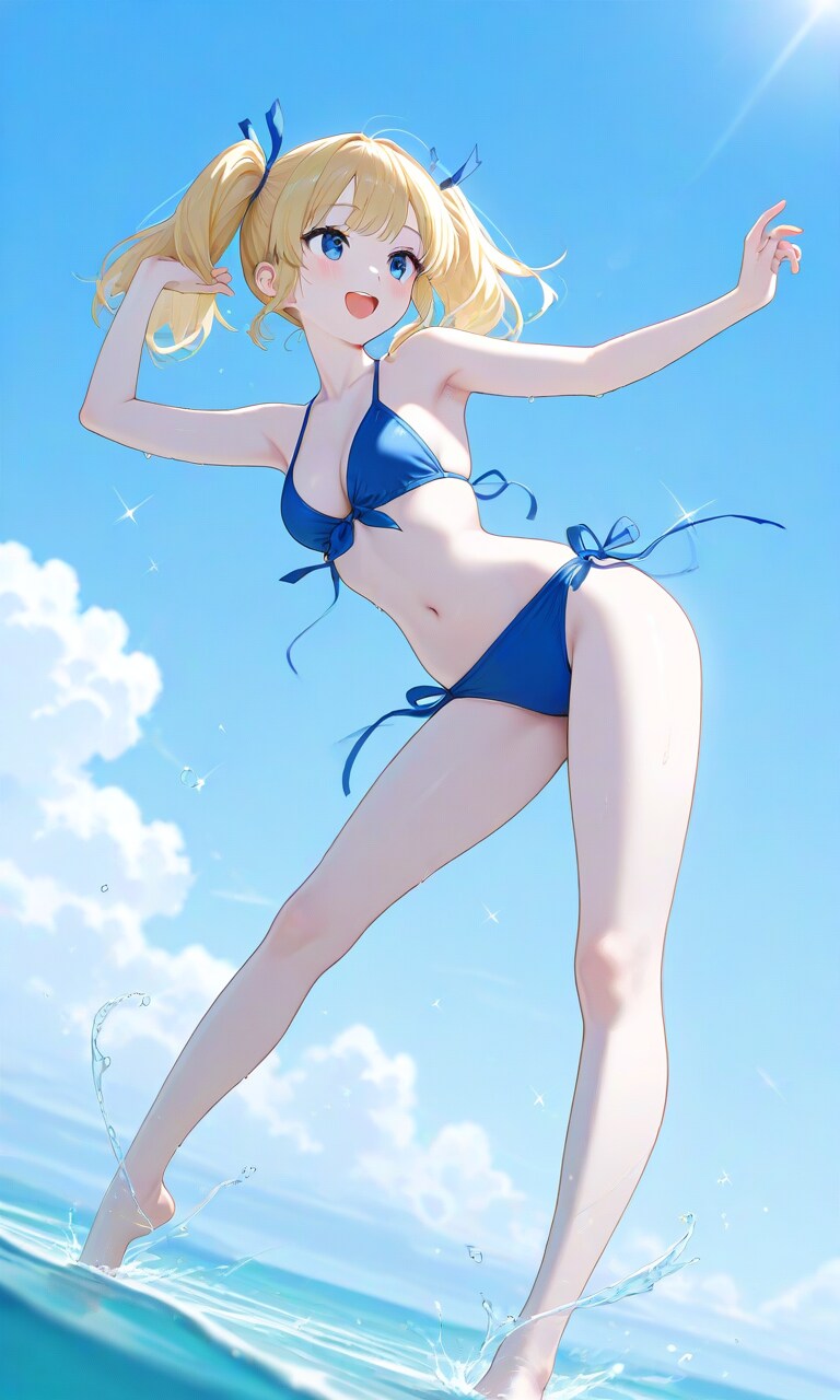 海辺の太陽