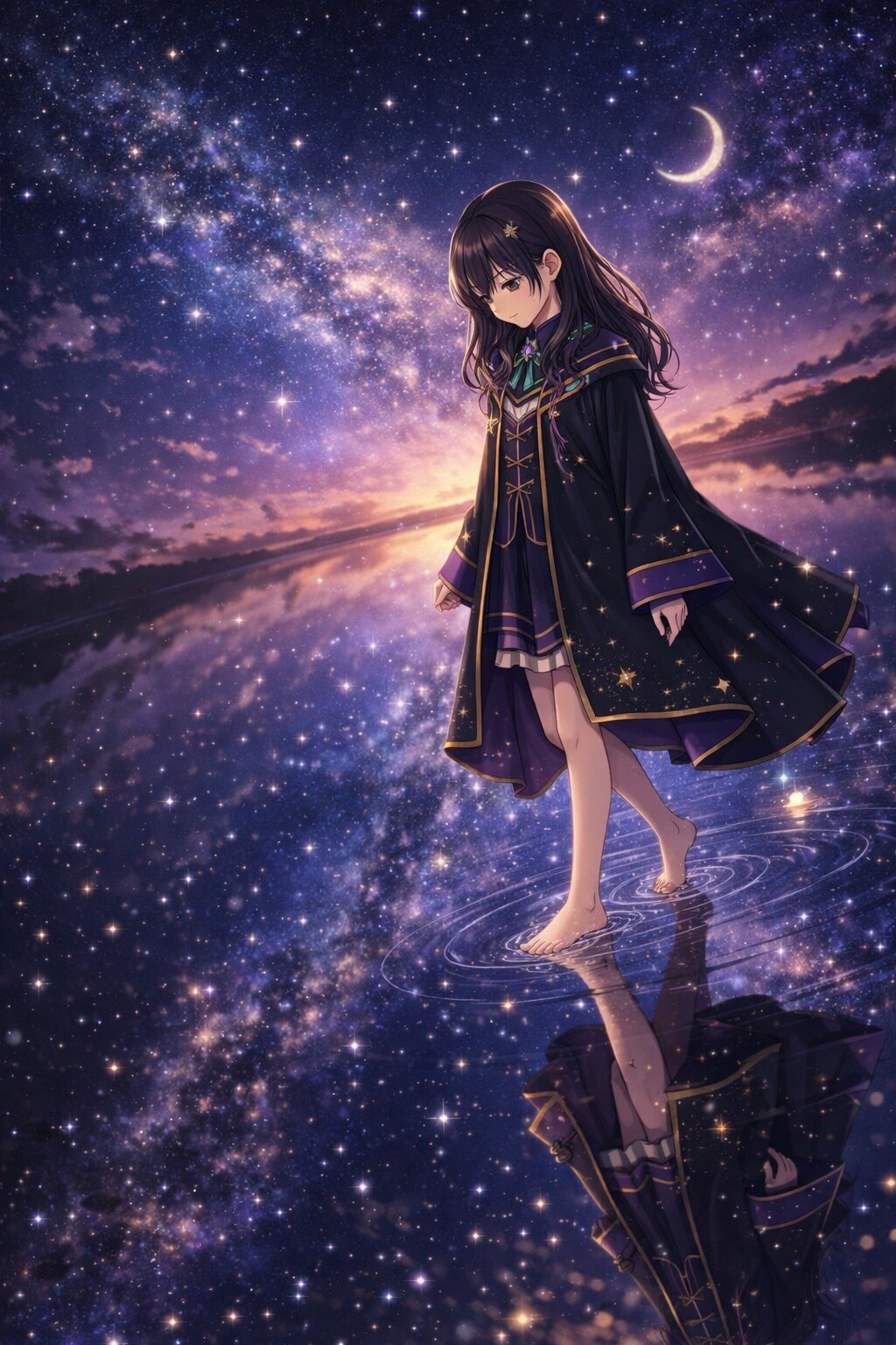 夜のお散歩 | の人気AIイラスト・グラビア