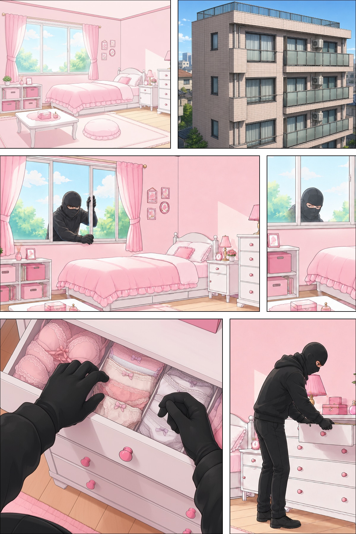 【漫画】下着泥棒の末路　第一話